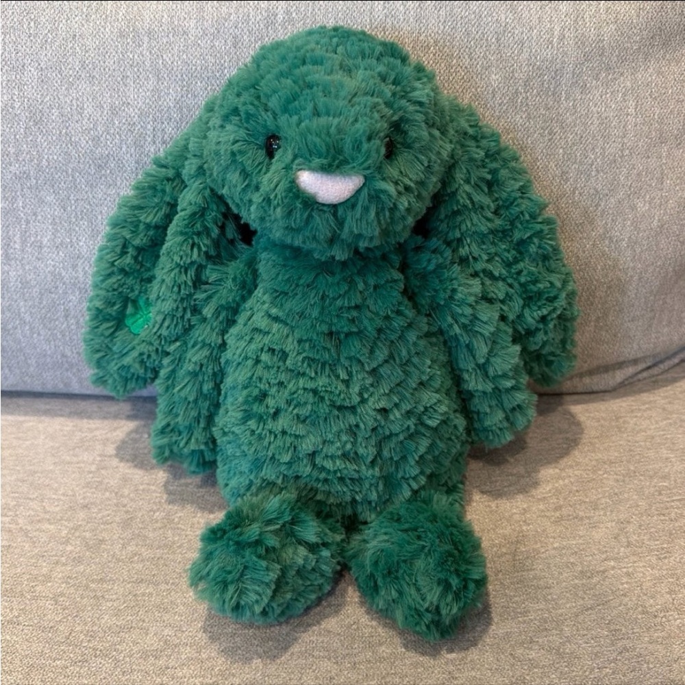 Super Soft Green Bunny Plush